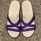 CROCS Summer Strappy Sandals Open Toe Flat Ladies Waterproof  Shoes Size 7 — photo 1