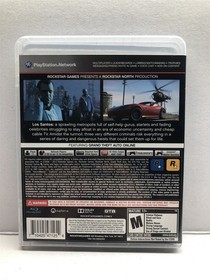 Sony PlayStation 3 PS3 - Grand Theft Auto V 5 GTA V - Complete w/ Manual & Map