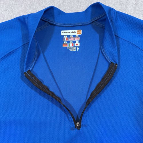 Cannondale Cycling Jersey Mens 2XL Half Zip Pockets Polyester Bike Shirt Top - Picture 2 of 11