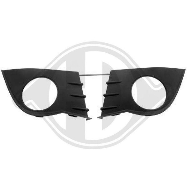 1X LüFtungsgitter StoßFäNger Diederichs 4414048 Hd Priority Parts FüR Renault Vo-image