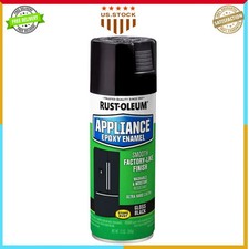Rust-Oleum Appliance Epoxy Spray Paint Black 12 oz Refinishing Coating