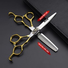 Professional Hair Scissors Set 6" Japan Stainless Cutting Thinning Shears Kit