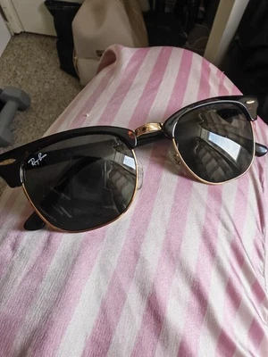 genuine Ray-Ban Unisex Clubmaster Classic Sunglasses Size Xs