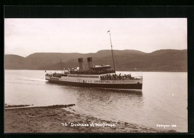 Passagierschiff TS Duchess of Montrose, Ansichtskarte 