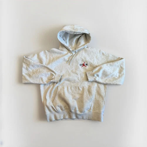 Sweat à capuche Supreme Jordan F/W 2024 gris cendré taille S