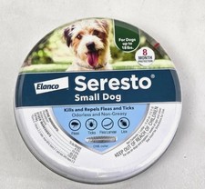 Seresto Flea and Tick Collar 8 Months Protection SMALL Dogs Under 18lbs New