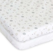 Image of Chicco Next2Me Forever Crib Sheets (Pack of 2), White