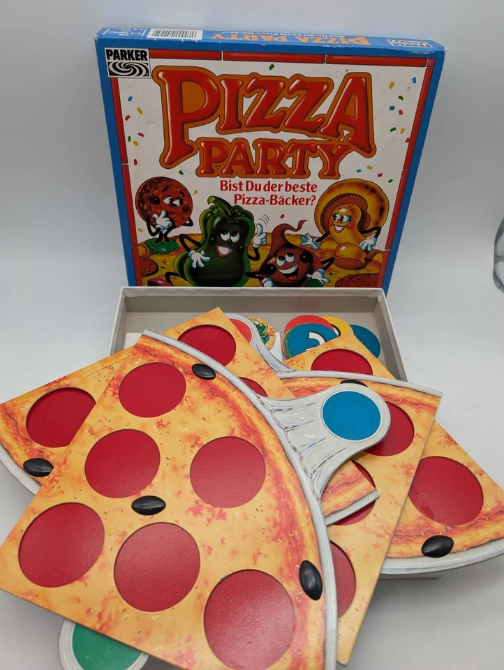 Pizza Party Parker Vintage Brettspiel Gesellschaftsspiel Familienspiel  - Bild 4 von 4