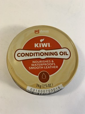 KIWI Conditioning Oil Smooth Leather Nourishes Waterproofs 74g / 2 5/8 oz