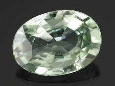 NATURAL MINE - OVAL BLUISH GREEN SAPPHIRE 1.04 CTS.