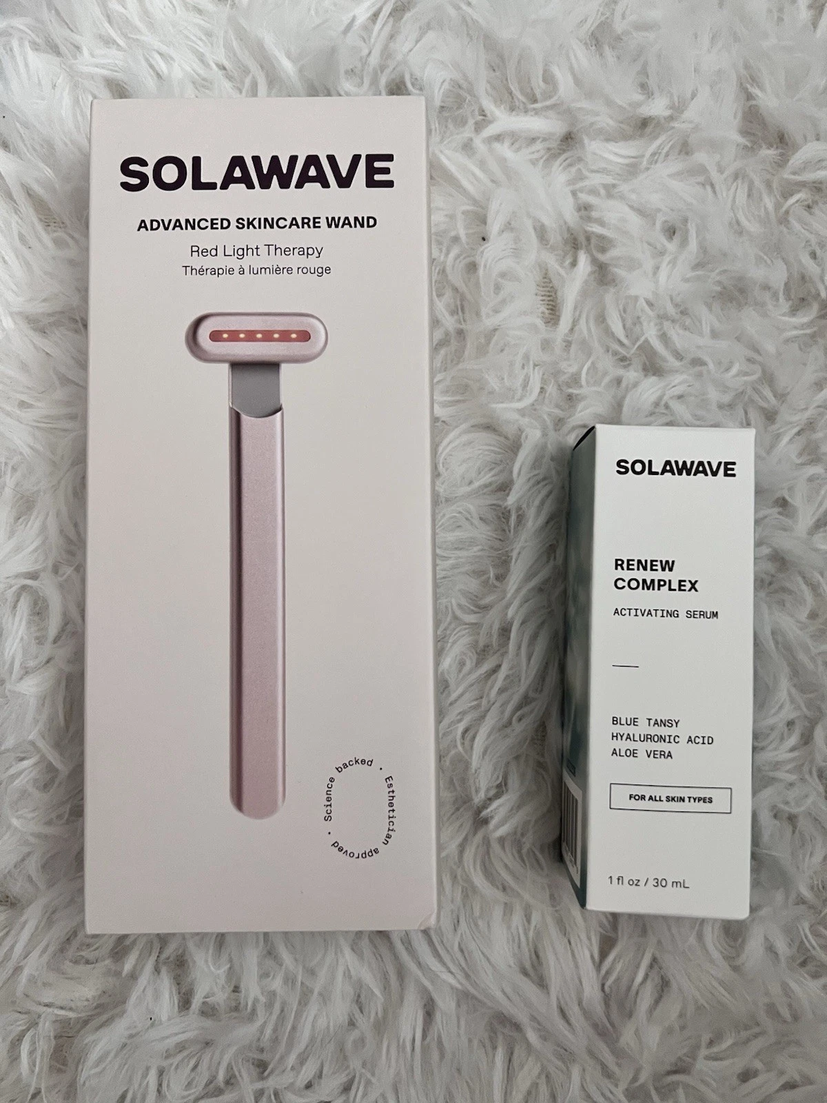 Solawave Red Light Therapy Wand Advanced Skin Care Tool. Sealed, Pink
Opens in a new window or tab