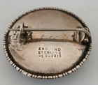 2 VINTAGE STERLING SILVER BUTTERFLY WING PINS QUEEN MARY & CALEDONIA (SCOTSTOUN) — photo 4