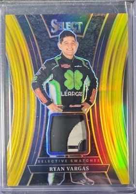 2025 Panini Select Selective Swatches Ryan Vargas #SS-RVG Gold Prizm 8/10 (MEM)