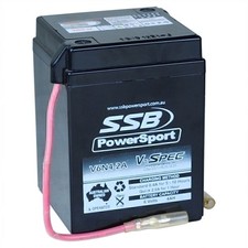 For Suzuki DR125S 1982-1985 SSB AGM 6V Battery High Performance