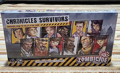 Zombicide 2nd Ed Chronicles Survivors Expansion Set CMON ZCD005 Zombiecide