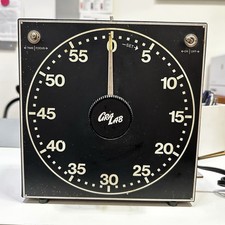 GraLab Analog Darkroom Timer Model 300 Audible Illuminated Footswitch Black