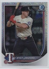 2025 Bowman Mega Box Chrome Mojo Refractor Wyatt Langford #33 07i7