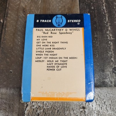 Red Rose Speedway - Paul McCartney and Wings, PROMO? 8-Track, SEALED, Beatles