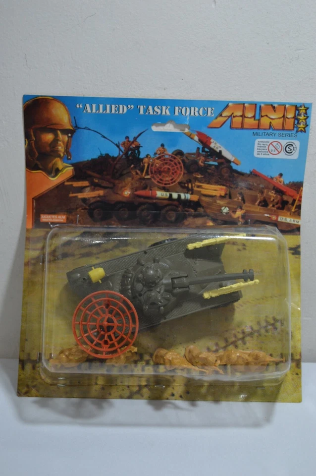 Raro Tanque Alni DE COLECCIÓN con Radar y Soldados de Plástico Nuevo ARGENTINA Foto 2 de 4