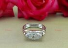 Ring, East West Ring, Marquise Cut Moissanite Solitaire Engagement