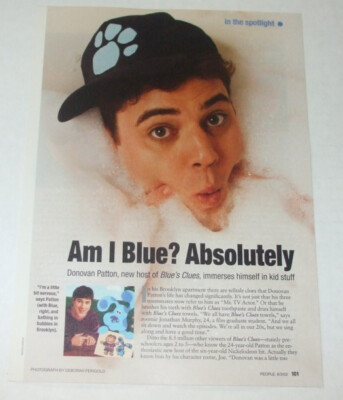 Donovan Patton original ONE magazine clipping page PHOTO article