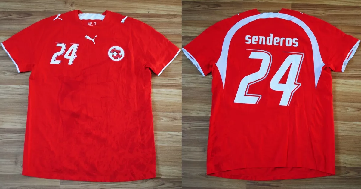 Philippe Senderos' classic Switzerland shirt