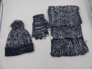 navy hat scarf and gloves
