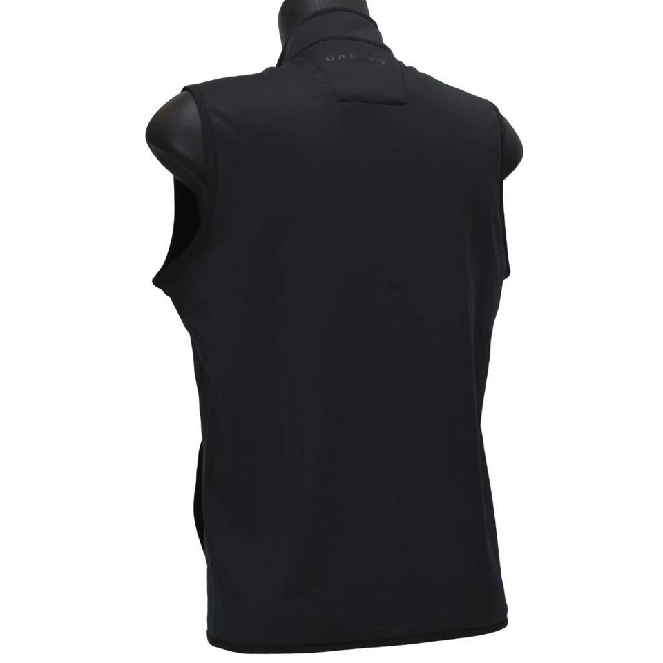 Oakley Range Vest Mens Size S Small Blackout Full Zip Casual Sleeveless Vest - Image 4 of 4