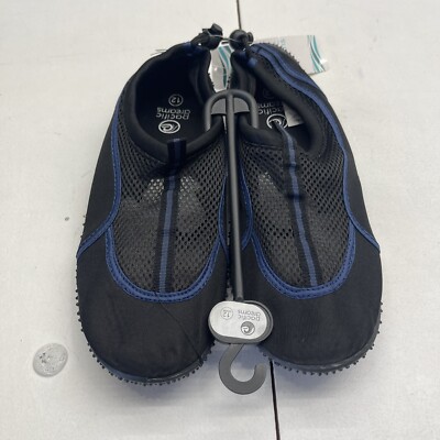 Pacific Dreams Black & Blue Unisex Adults Water Shoes Size 12