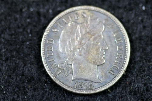 Estate Find 1915 - Barber Dime!! #J00583