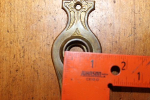 Pair of St Johns H-49000 by Corbin C:1932 Wrought Bronze Escutcheons S-62 - Picture 5 of 6