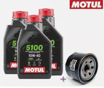Oil Change Kit TMAX 560 MOTUL 5100 10W40 T-MAX 2020 2021 2022 2023