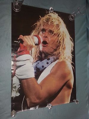 VINTAGE DAVID LEE ROTH  POSTER ANABAS 1985  SHRINK WRAPPED