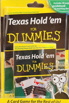 Texas Hold 'Em For Dummies Guidebook & Teaching Deck