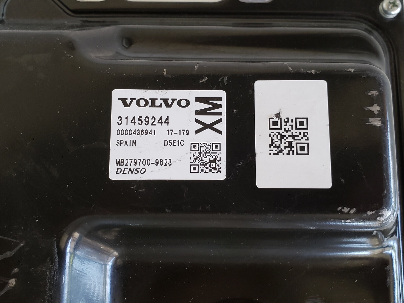 2016-2017 Volvo S60 31459244 Computer Brain Engine Control ECU ECM  