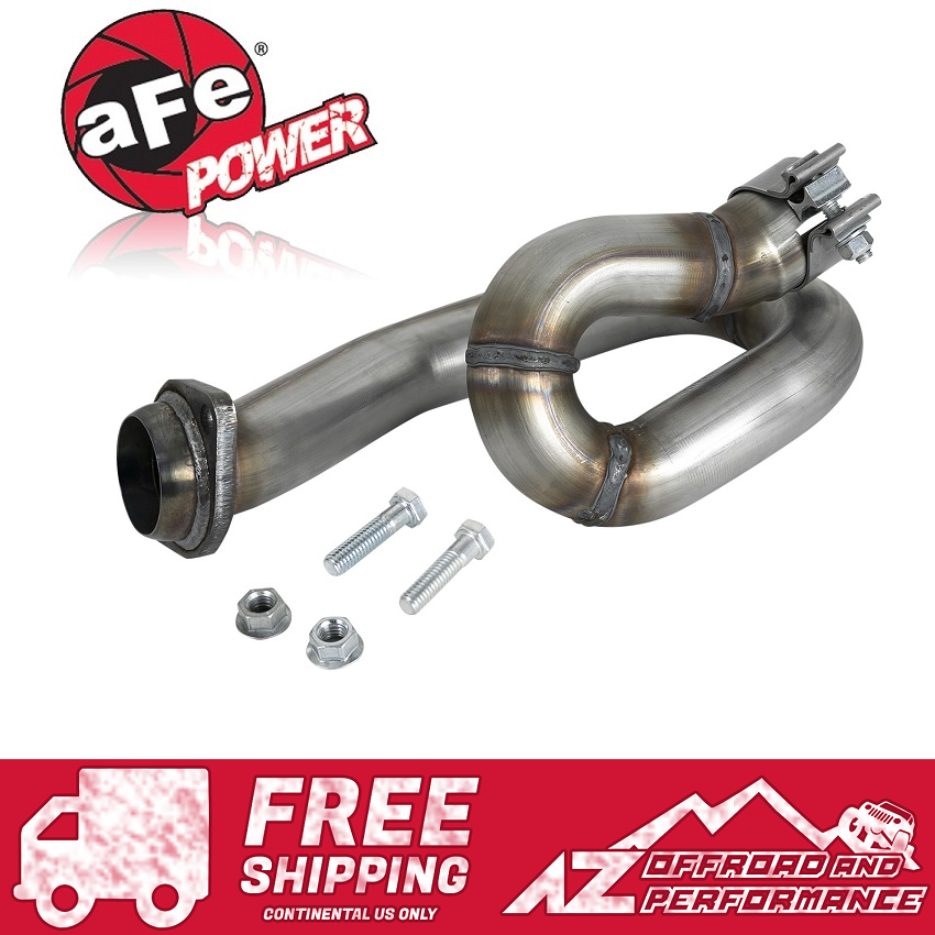 aFe Power Twisted Steel Exhaust Loop Pipe for '18-'21 Jeep