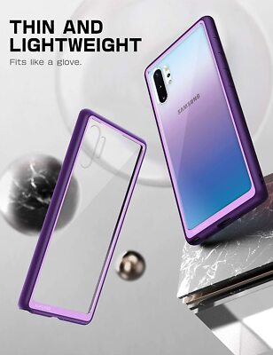 SUPCASE for Galaxy Note 10+ Plus, Clear Case Shockproof Thin Flexible Back Cover