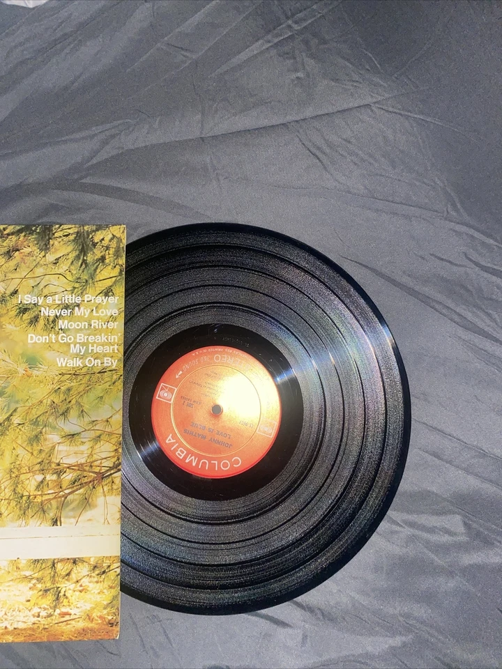 Johnny Mathis - Love Is Blue (Vinyl LP, 1968) - Columbia Stereo Records - Image 3 of 3