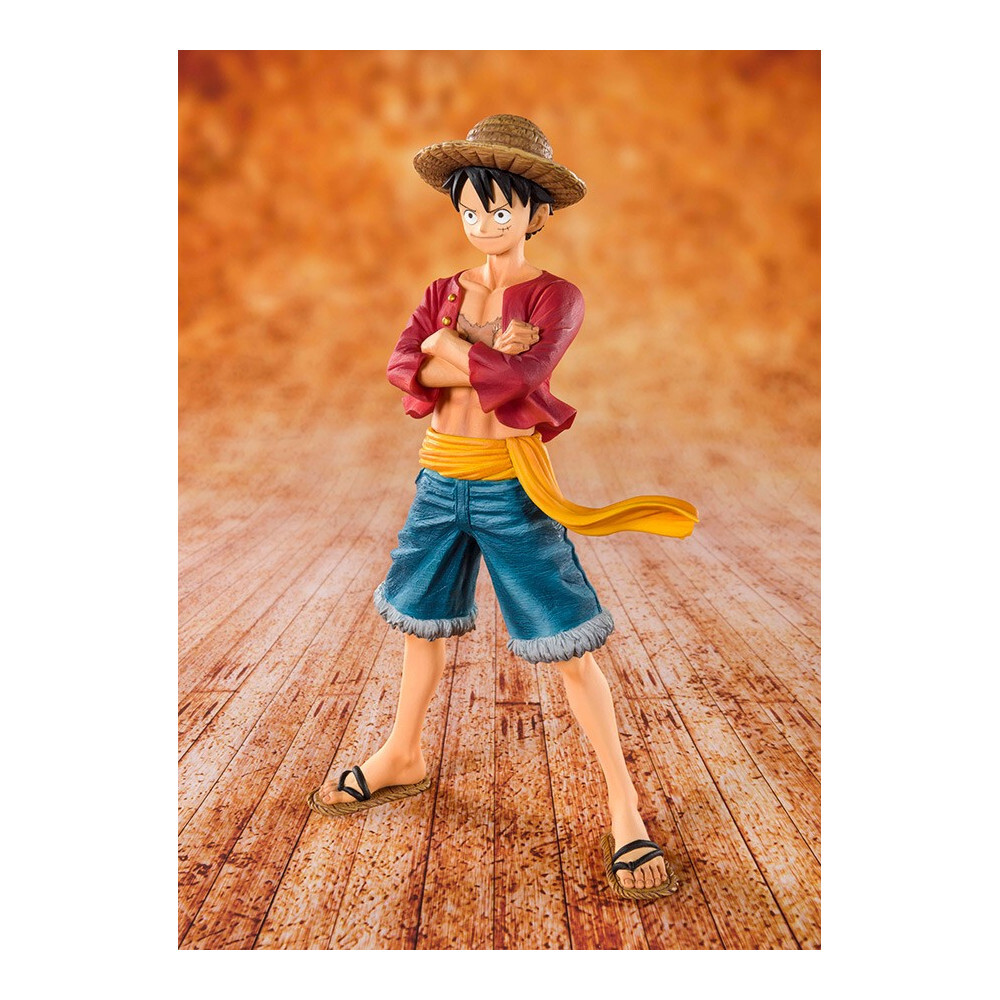 Figurine Luffy SH Figuarts decoration bureau One Piece 14cm