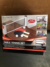 SPORTCRAFT TABLE TENNIS SET PLAY ANYWHERE, NEW FREE SHIPPING