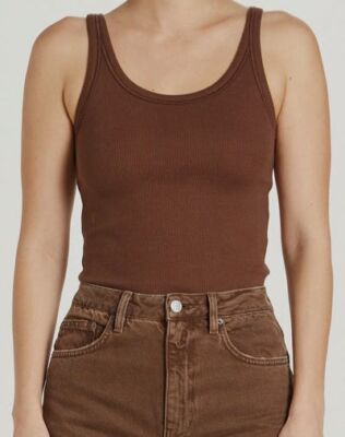 $79 Ksubi Women's Brown Arise Tank Top Size S