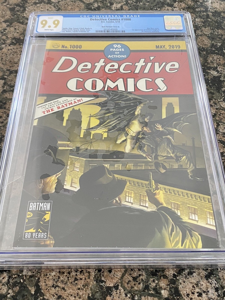 Detective Comics 1000 CGC 9.9 Alex Ross Variant CVR A 1st Arkham