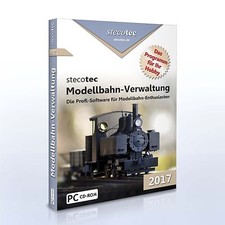 Stecotec Model Railway Administration 2017 CD VERSION Software/Program for Collectors
