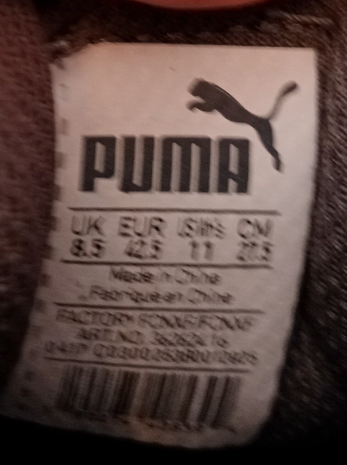 Puma Vikky Soft Foam Grey Suede Sneakers Womens Size 11 Low Top Shoes