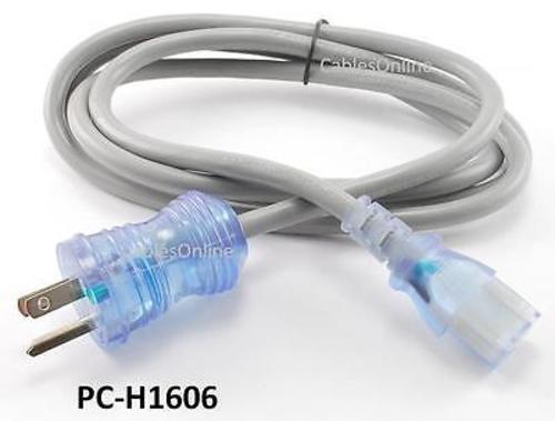 Cordon D'alimentation IEC C13 – 6 Pieds (1,8 M), Calibre 14/3 – Prise US NEMA 5-15P – Pour PC, écran, Périphériques