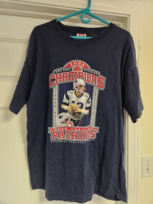 Tom Brady 2004 Afc East Champions T Shirt Xl