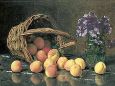 STILL LIFE WITH BASKET Accent Tile Mural Kitchen Bathroom Wall Backsplash 8x6