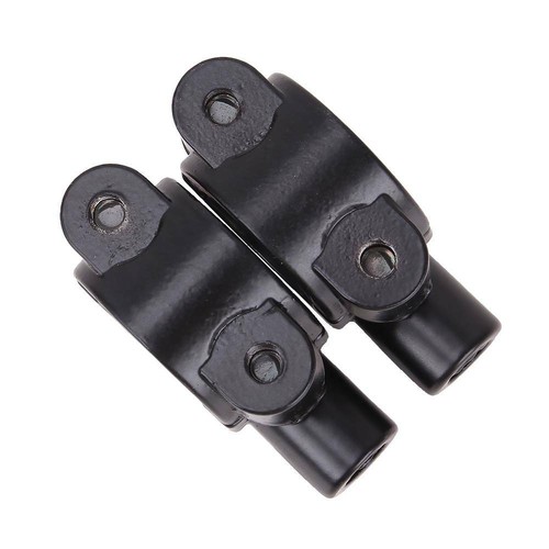 M10 7/8" Motorcycle Handlebar Rearview Mirror Mount Holder Adapter Clamp Bracket - Picture 4 of 12