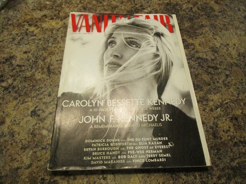 Vanity Fair Magazin JFK Jr Erinnerung Carolyn Bessette September 1999 ohne Etikett