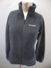 Columbia Size S Womens Full Zip Stand Collar Pocket Fleece Athletic Jacket 136